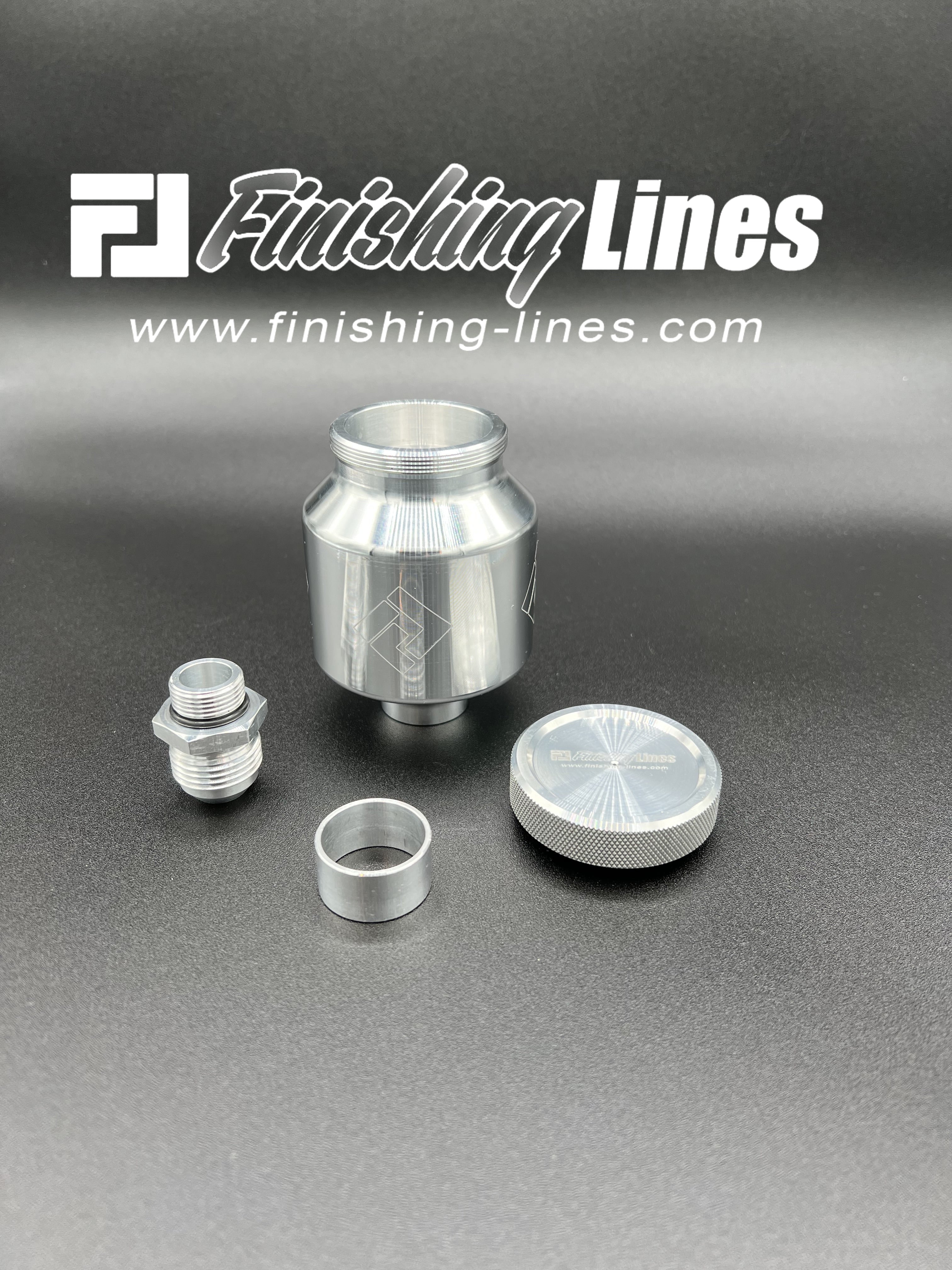 Finishing Lines Premium Billet Reservoir Kit for Wilwood Master Cylinder - Upgrade Your Braking System Now!