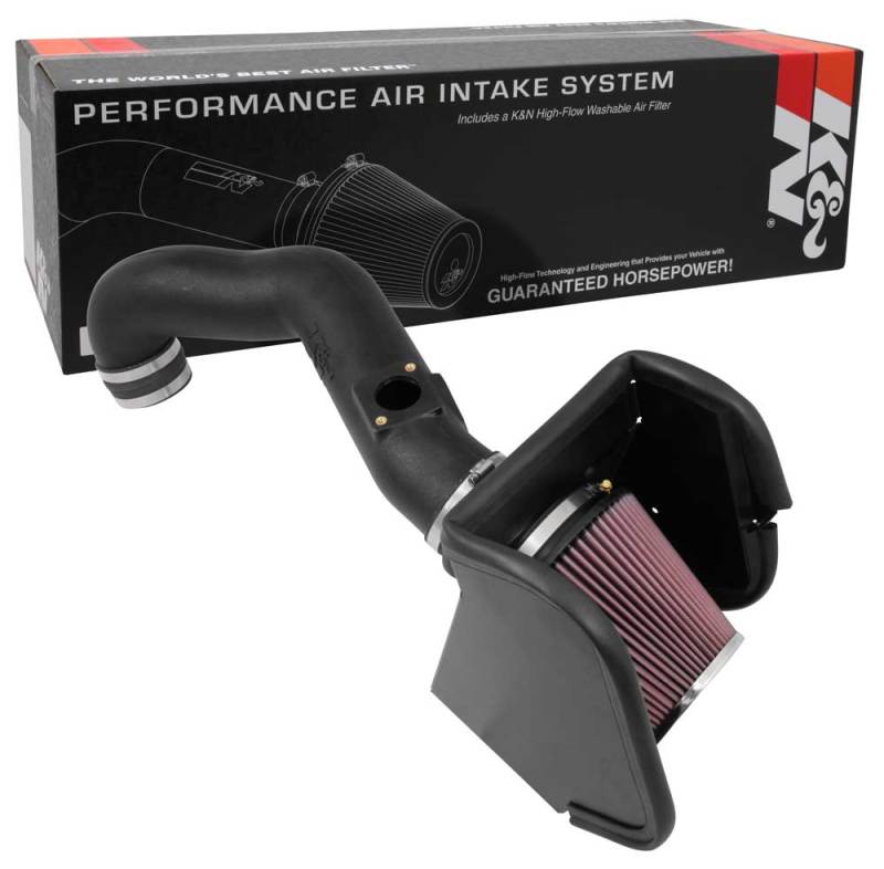 K&N 63 Series Aircharger Performance Intake - The Ultimate Upgrade for 2016 - 2018 Nissan Titan XD V8 - 5.0L DSL