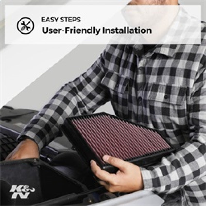 K&N Premium Replacement Air Filter for 2019 BMW X5 M50D L6-3.0L DSL Turbo