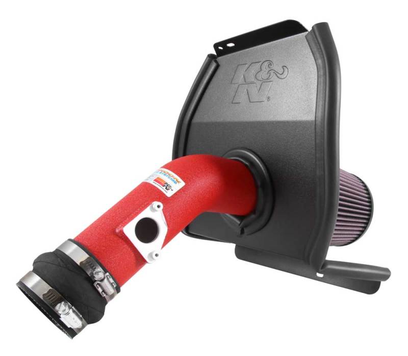 K&N Red Typhoon Short Ram Intake for 2015-2017 Subaru WRX-STI 2.5L H4