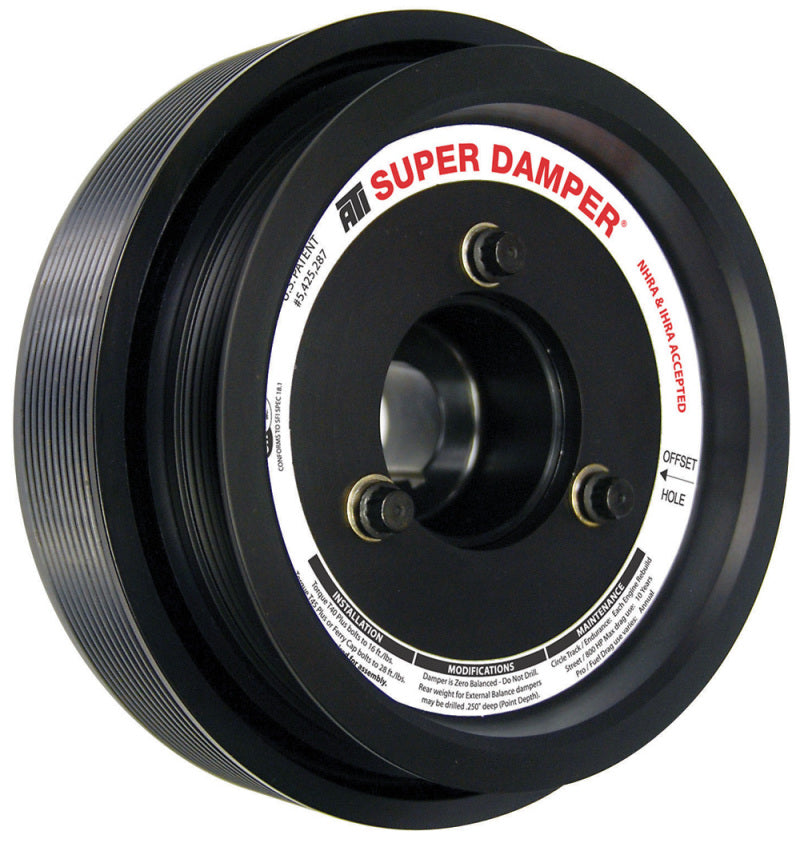ATI Damper - 7.81in - Alum - 6/10 Grv - Ford GT 500 - 5.4 / 5.8 - 07 - 14 - 10% OD Size: Upgrade Your Engine Now!
