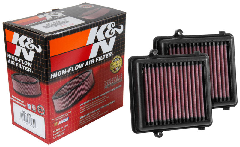K&N Replacement Drop-In Air Filters for 2016 - 2019 Honda CRF1000L Africa Twin (2 Per Box)