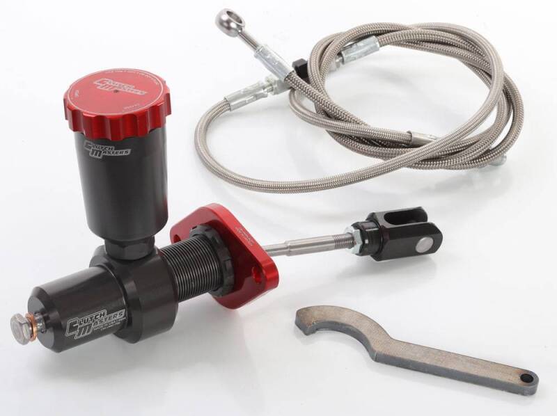 Rev Up Your Ride with Clutch Masters' Universal .75in Bore Master Cylinder Upgrade Kit in Sleek Black for Acura/Honda!