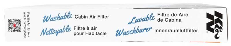 K&N Premium Cabin Air Filter for 2013 - 2016 Audi SQ5 3.0L V6 and Multiple Other Models