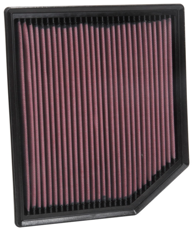 K&N High-Performance Drop-In Air Filter for 2018 Jeep Grand Cherokee V8 - 6.2L F/I