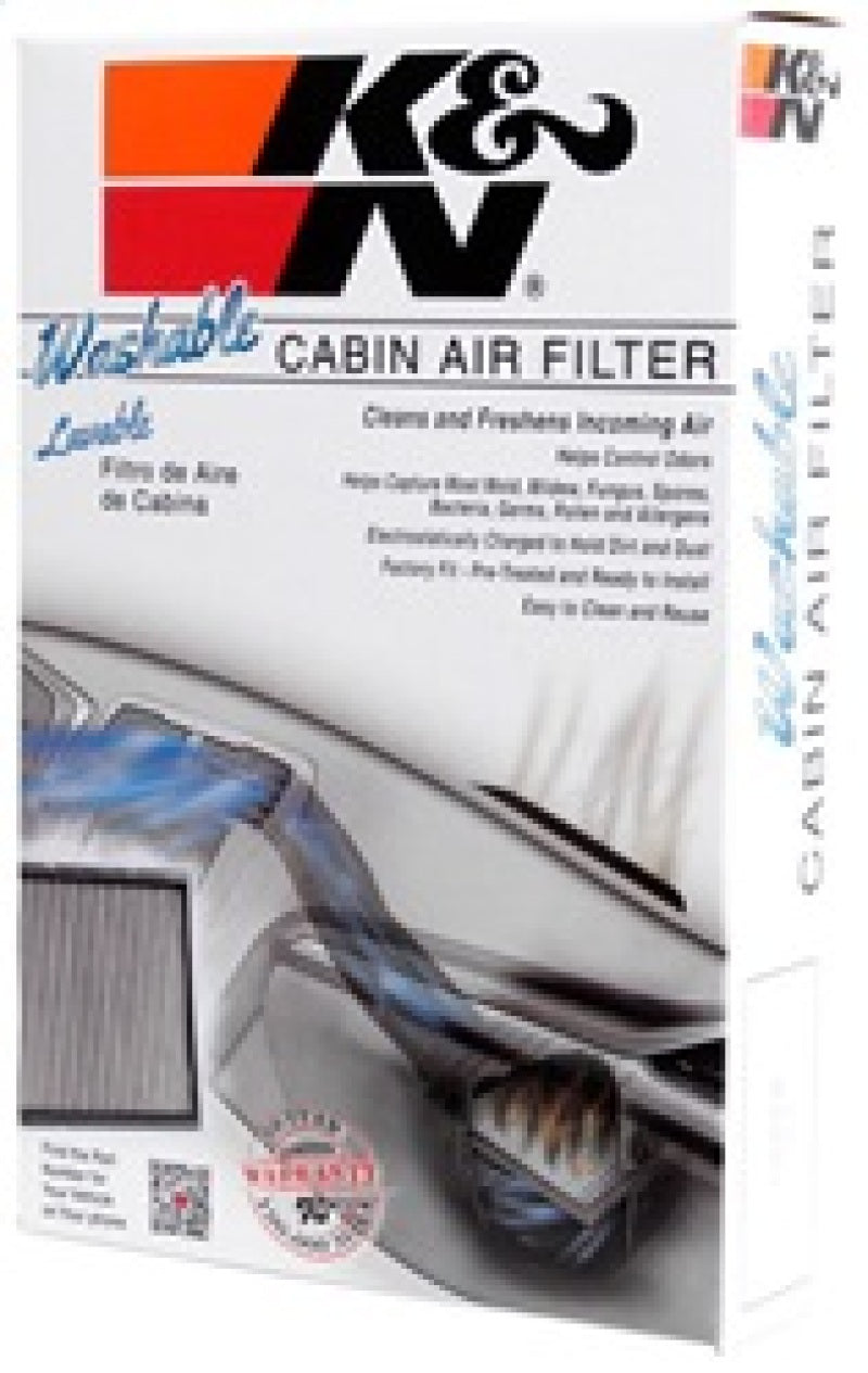 K&N Premium Cabin Air Filter for 2007 - 2024 Multiple Car Models