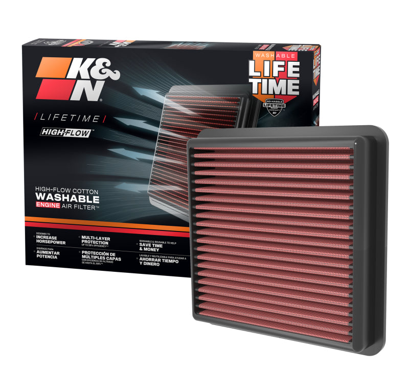 K&N High-Performance Air Filter for 2021 - 2025 Hyundai Elantra & Kona