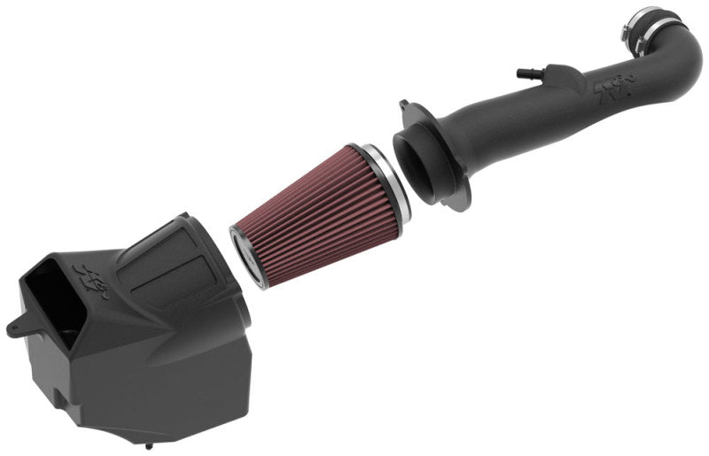 K&N 2018 - 2024 Jeep Wrangler & Gladiator V6 - 3.6L F/I Aircharger: Boost Your Performance Now!