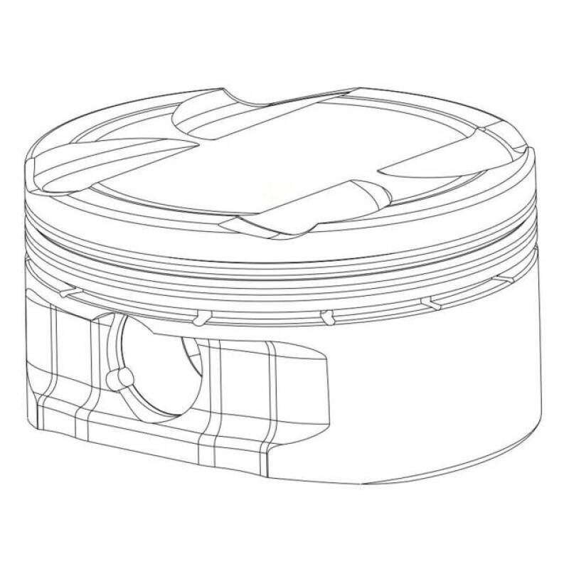 Unleash Your Nissan SR20DE Turbo's Power with CP Piston & Ring Set - 86.5mm Bore, .5mm Size, 8.5:1 Ratio