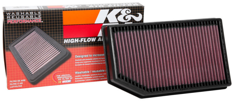 K&N High-Performance Drop-In Air Filter for 2018 - 2024 Jeep Wrangler & Gladiator