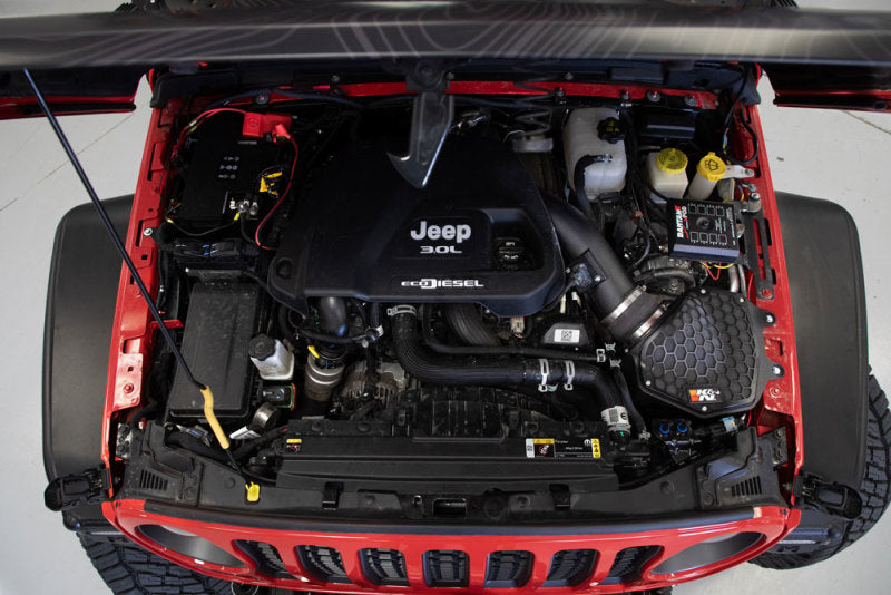 K&N Performance Aircharger Intake for 20 - 23 Jeep Gladiator & 20 - 23 Jeep Wrangler V6 - 3.0L DSL