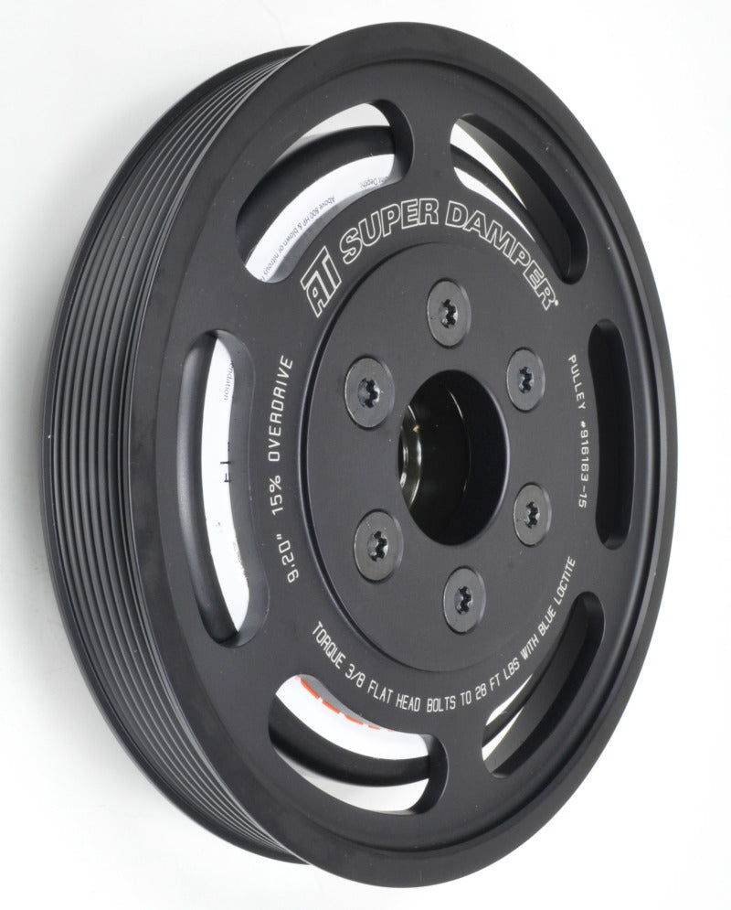 ATI Damper - The Ideal Upgrade for 2014+ Corvette LT1/LT4! 7.48in Alum LW with 6 Grv