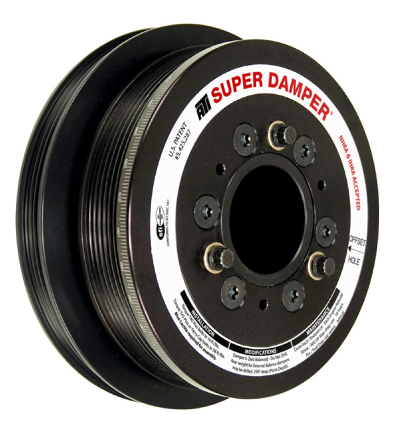 ATI 7.48in Aluminum Damper: Ideal for LS3 Camaro & Gen 3 Vortec Truck