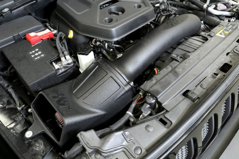 Rev Up Your Jeep! K&N Performance Intake Kit for 2019 - 2021 Jeep Wrangler JL 2.0L L4 F/I Turbo