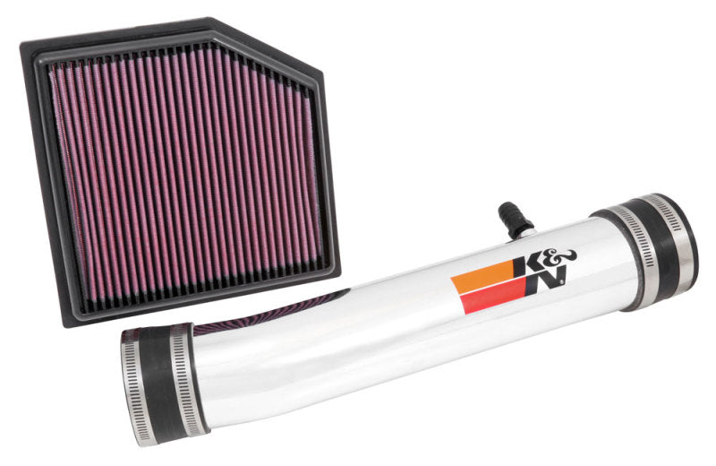 K&N 69 Series Performance Typhoon Intake Kit - Polished for 2013-2024 Lexus Models - Boost Your Engine Now!