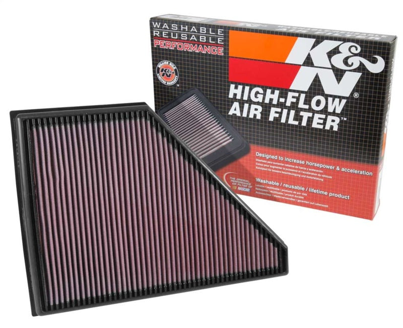 K&N High-Performance Drop-In Air Filter for 2017-2025 Cadillac XT5 & Other Models