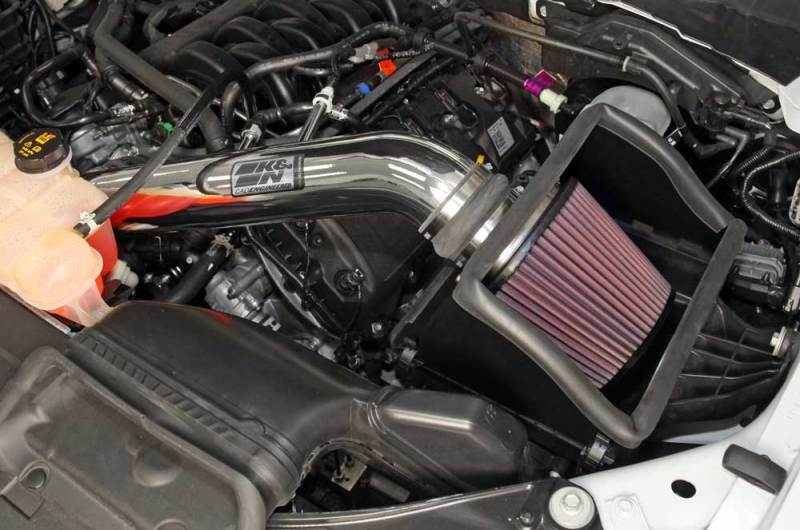 K&N 15 Ford F150 5.0L V8 F/I: Unleash High - Flow Performance Intake Kit