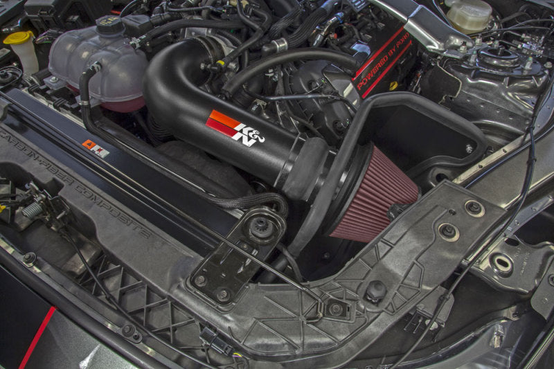 K&N Typhoon Cold Air Intake System - Boost Your 2016 - 2019 Ford Mustang Shelby 5.2L V8!