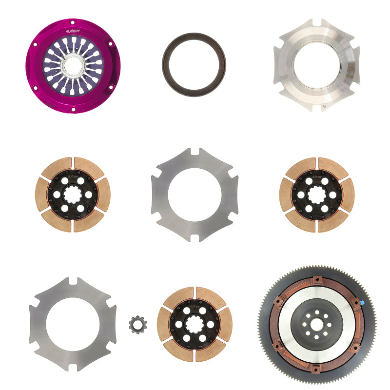 Exedy 2004 - 2014 Subaru Impreza WRX STI H4 Hyper Triple Cerametallic Clutch Rigid Disc Pull Type: High - Performance Clutch for Your Subaru