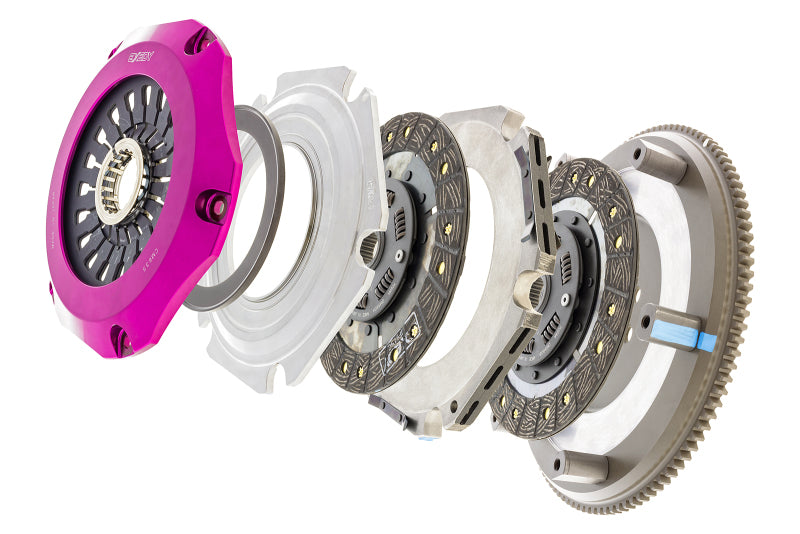 Exedy High-Performance Twin-Organic Clutch Kit for 96 - 06 Mitsubishi Evo 4 - 9 4G63T 2.0L