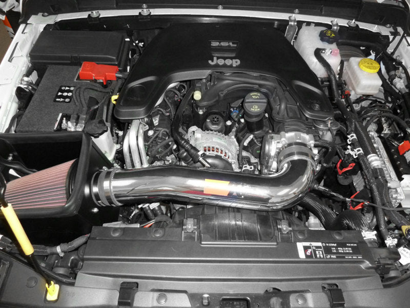 K&N 2018 - 2024 Jeep Wrangler & Gladiator High - Performance Cold Air Intake Kit