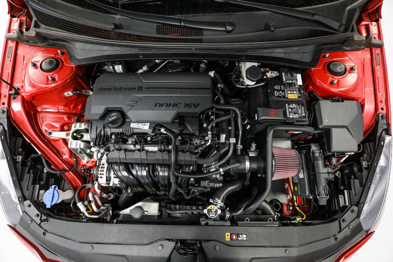 K&N Typhoon Performance Air Intake System for 2021+ Hyundai Elantra L4-2.0L F/I - Unleash Your Car's Potential!