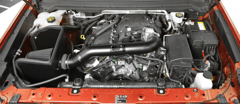 K&N Black Performance Intake Kit - 2017-2022 Chevrolet Colorado 3.6L V6 & More