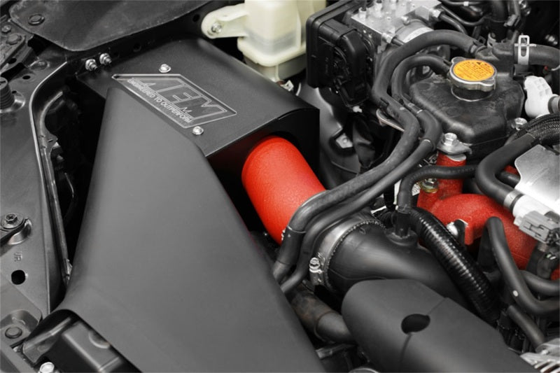 Revitalize Your 2018 Subaru WRX STI with AEM's Wrinkle Red 2.5L H4 F/I Cold Air Intake System
