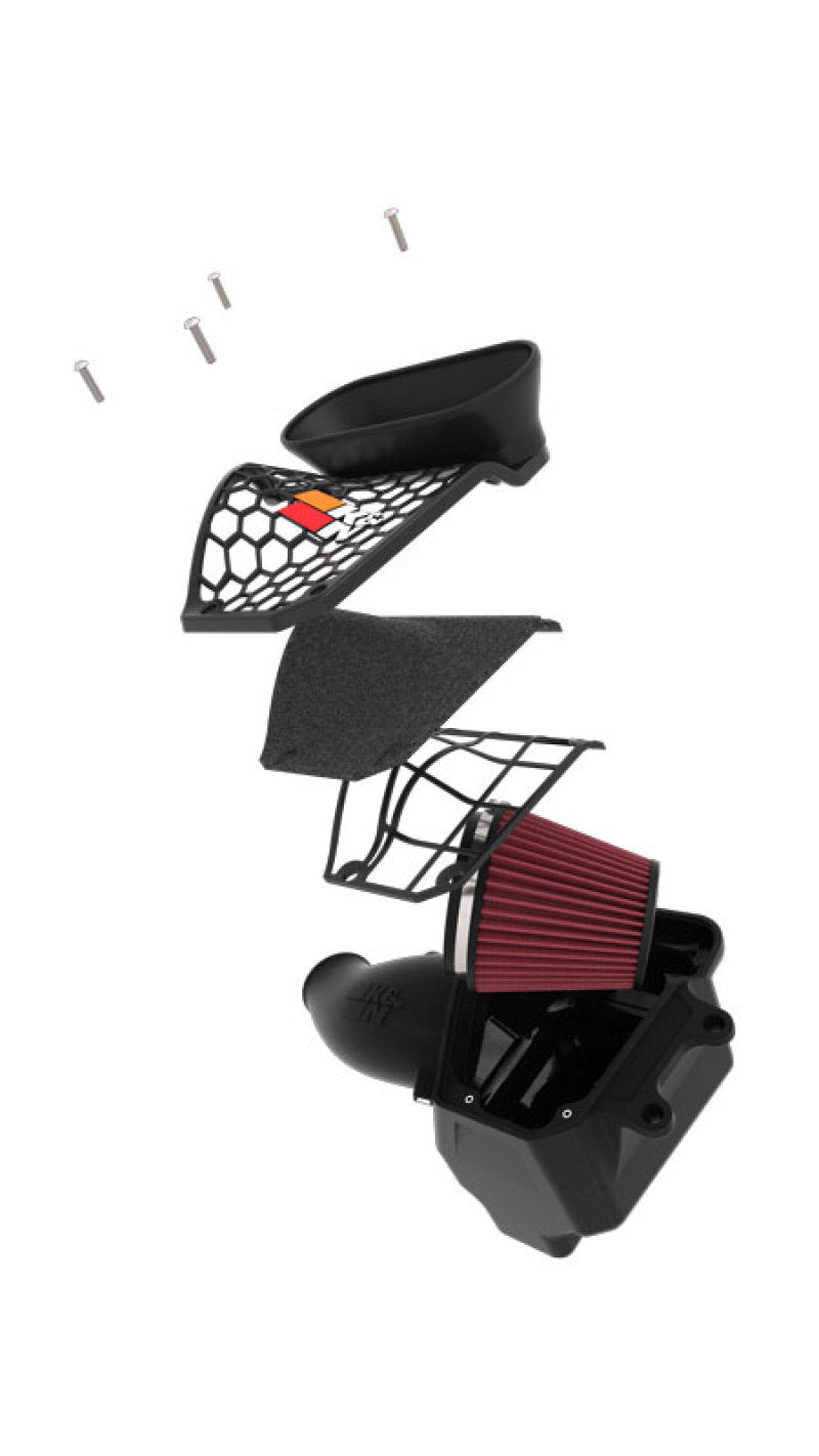 K&N 21 - 22 Jeep Wrangler JL V8 - 6.4L Aircharger: Unleash Your Engine's Potential!