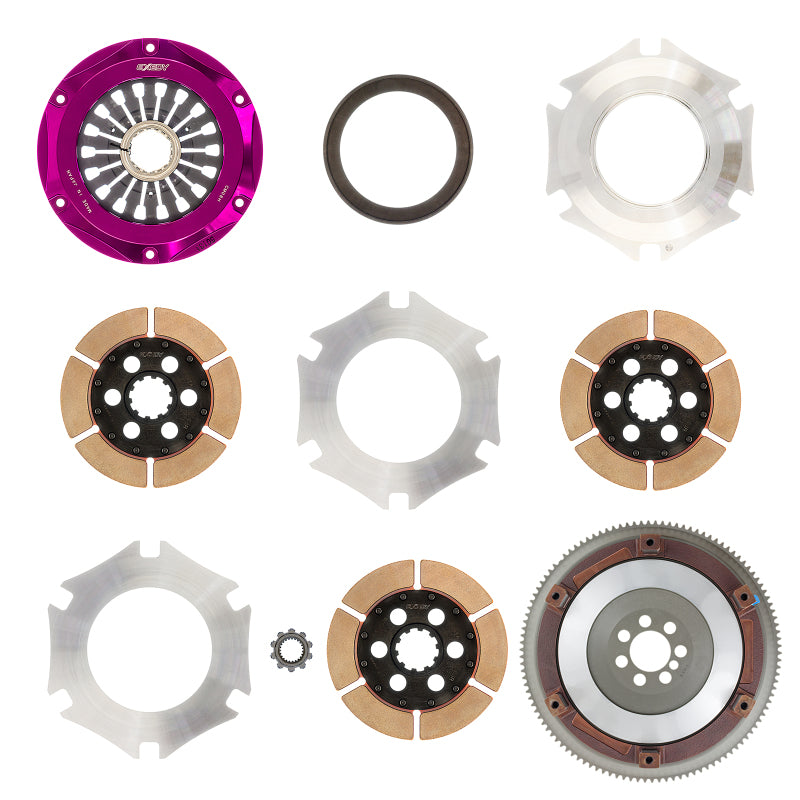 Exedy Hyper Triple Cerametallic Clutch Rigid Disc for 2008 - 2015 Mitsubishi Lancer Evolution GSR L4: Unleash Your Car's Potential!
