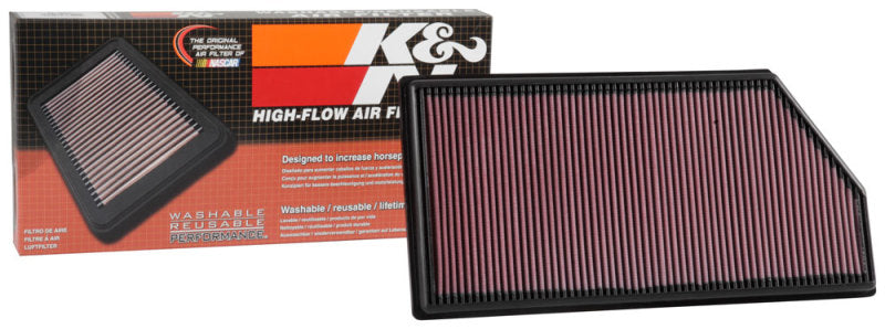 K&N High-Performance Drop-In Air Filter for 2016 - 2025 Mercedes-Benz Models