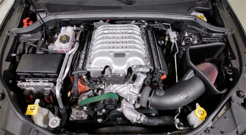 K&N Aircharger Performance Intake for 18 - 19 Jeep Grand Cherokee Trackhawk V8 - 6.2L F/I: Unleash Your Engine's Potential!