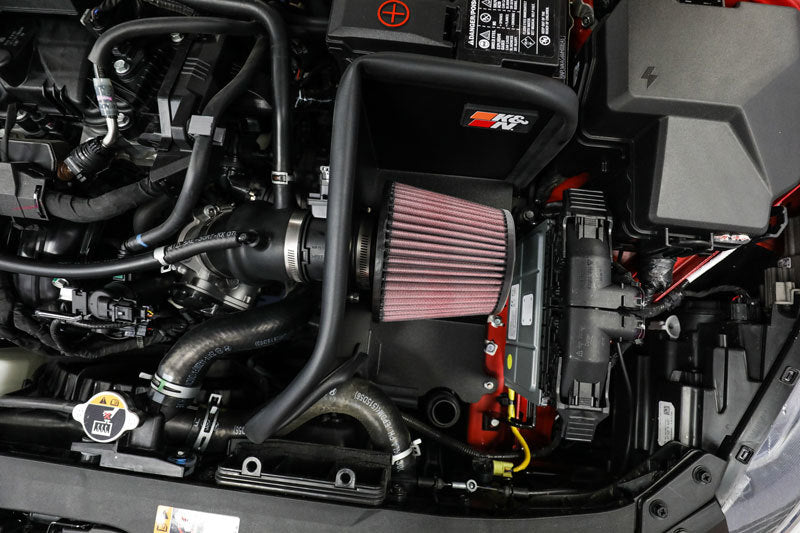 K&N Typhoon Performance Air Intake System for 2021+ Hyundai Elantra L4-2.0L F/I - Unleash Your Car's Potential!
