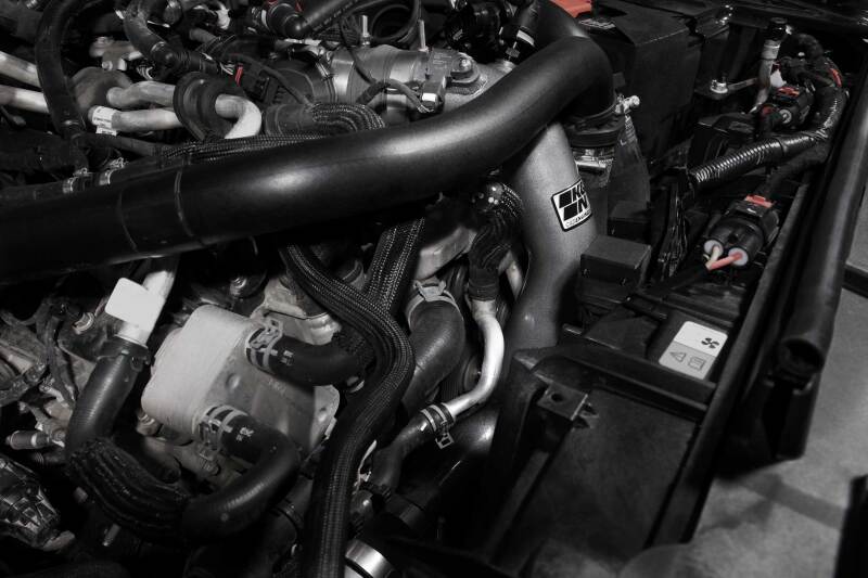 K&N 2023 - 2024 Ford Bronco Raptor & Ranger Raptor 3.0L V6 Gunmetal Gray Aluminum Charge Pipe Kit