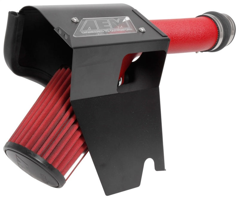 Revitalize Your 2018 Subaru WRX STI with AEM's Wrinkle Red 2.5L H4 F/I Cold Air Intake System