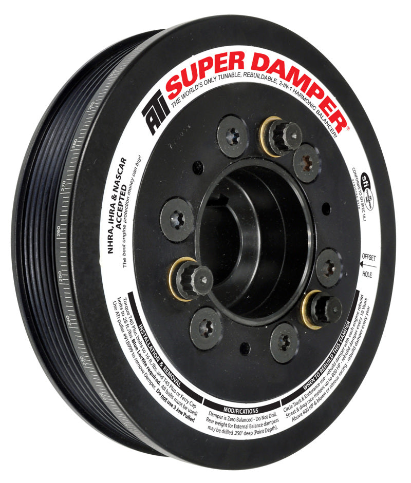 ATI Damper - 6.78in - Alum - 6 Grv - Toyota Supra 94-98 JZ80 - 15% OD - Get Yours Now!