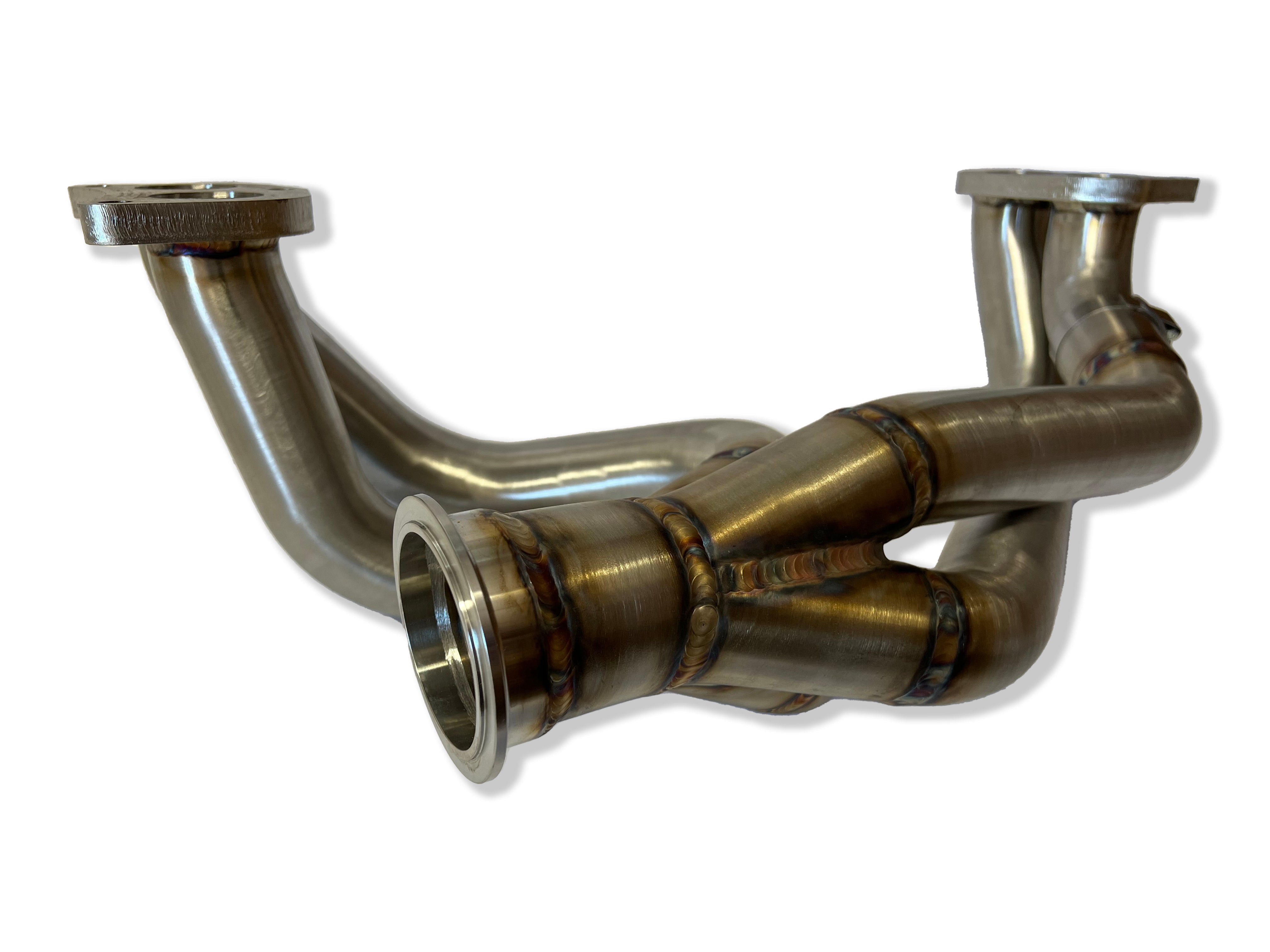 ETS Subaru STI V2 MaxFlow Front Facing Exhaust Header - Unleash Performance!