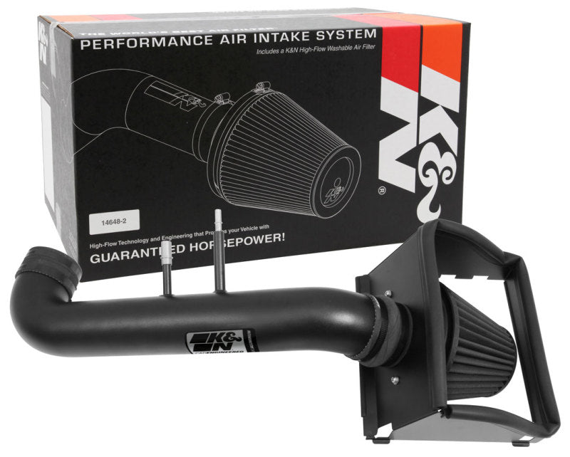 K&N 2015-2020 Ford F-150 5.0L V8 Blackhawk Performance Air Intake Kit - Unleash Your Engine's Potential!