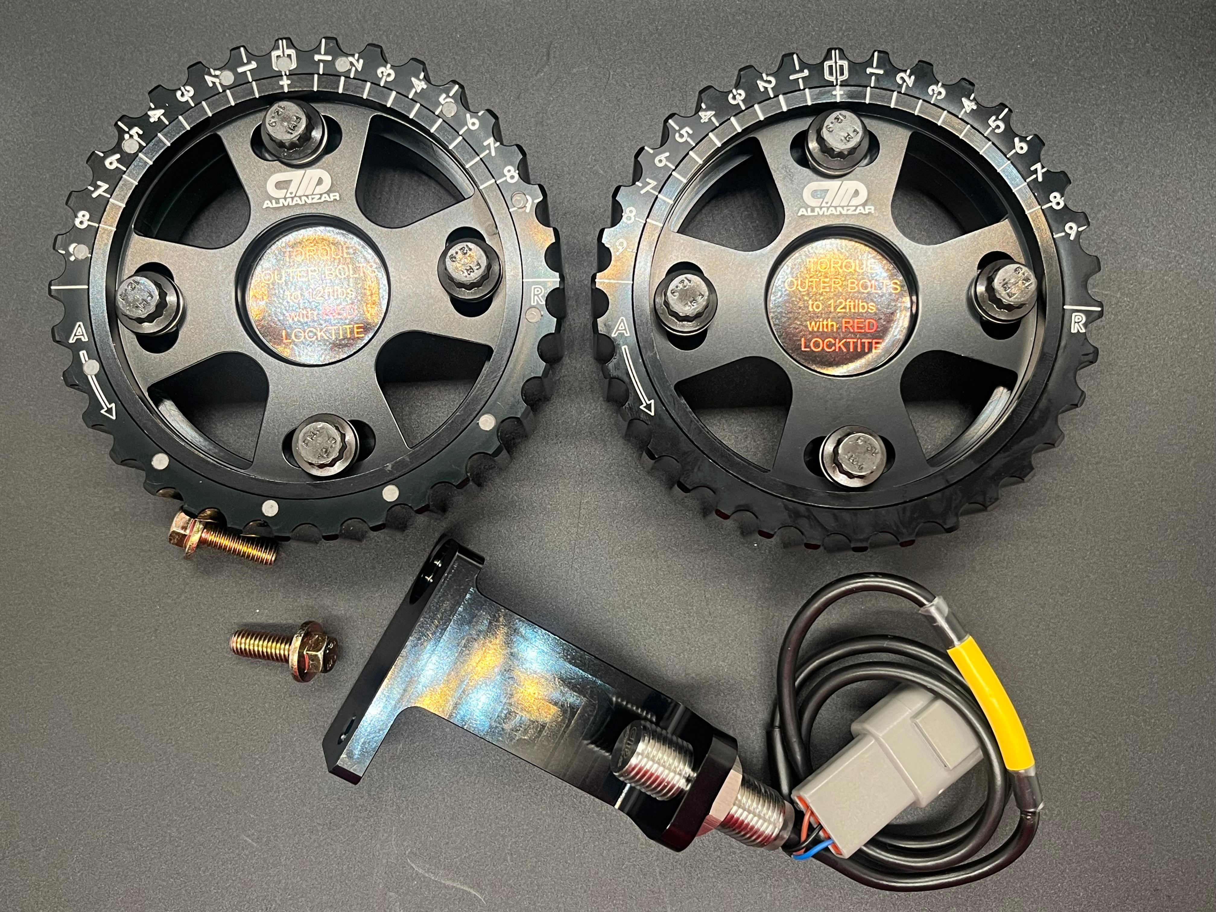 Almanzar Motorsports B-Series VTEC 13-Magnet Cam Trigger Kit (Two Gears) - Enhance Your Engine Performance!