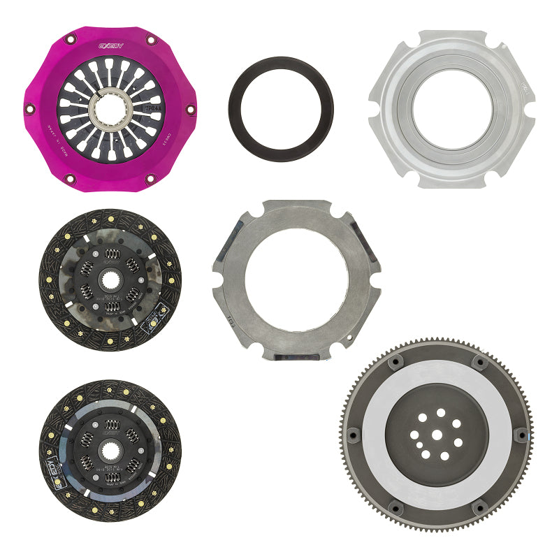 Exedy High-Performance Twin-Organic Clutch Kit for 96 - 06 Mitsubishi Evo 4 - 9 4G63T 2.0L