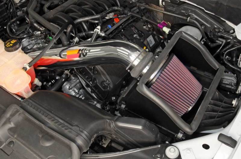 K&N 15 Ford F150 5.0L V8 F/I: Unleash High - Flow Performance Intake Kit