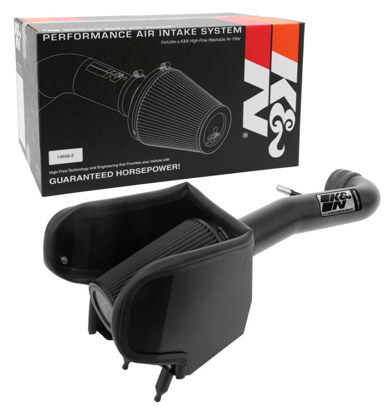 K&N 2018 Jeep Wrangler JL V6-3.6L F/I Blackhawk Performance Intake Kit - Excluding Jeep Grand Cherokee!