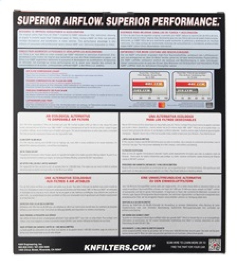 Rev Up Your Ford Ranger! K&N Drop-In Air Filter for 2019 - 2023 2.2L/3.2L DSL