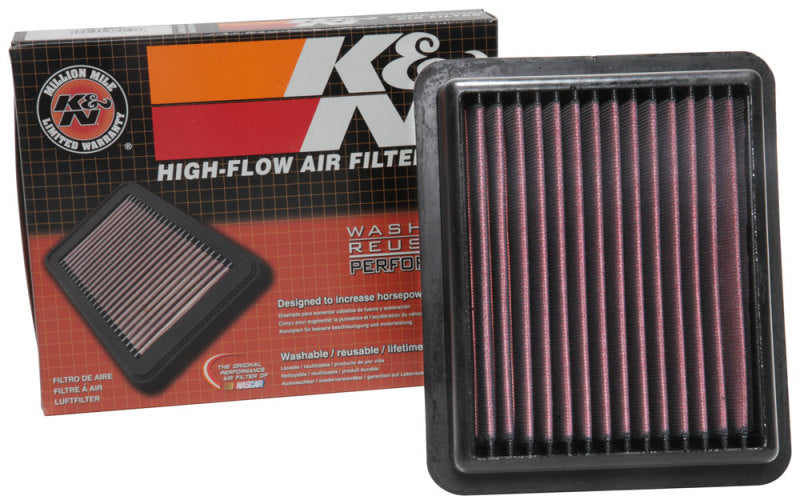 K&N High-Performance Drop-In Air Filter for 2018 - 2022 Honda Accord