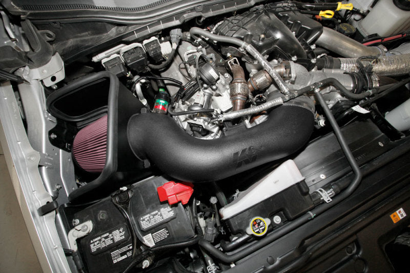 K&N's High-Performance Air Intake System for 2017 - 2019 Ford F Super Duty V8 6.7L Diesel