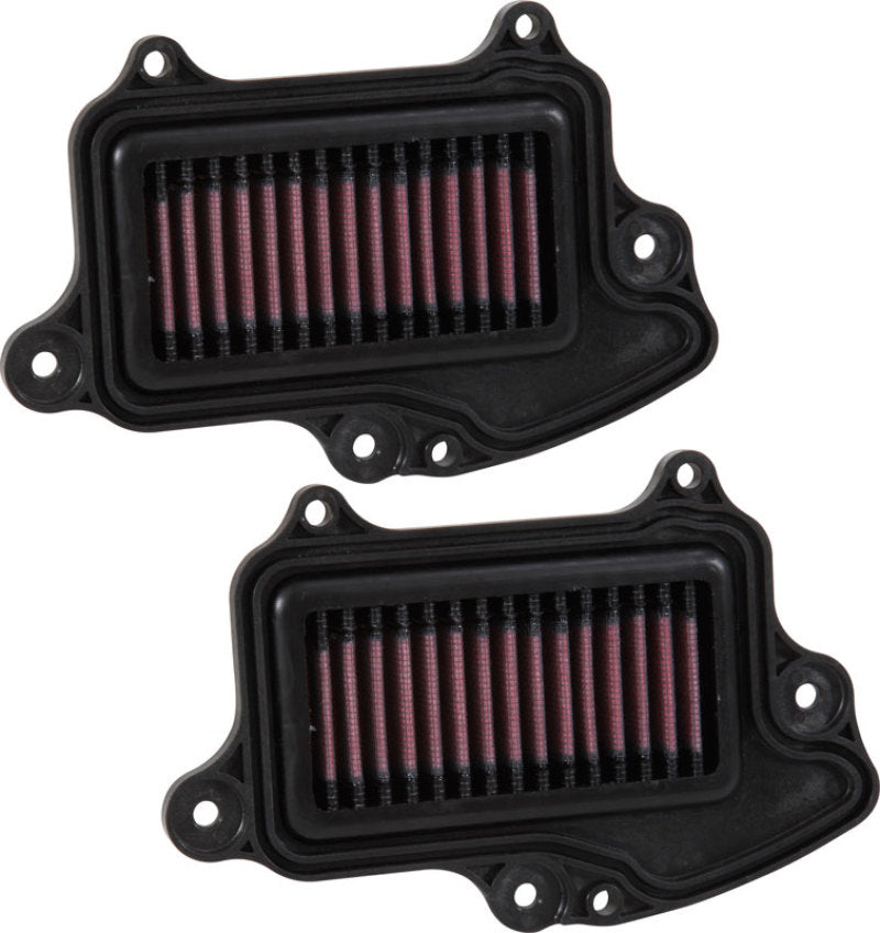 Get Your Ride Revved Up! K&N Replacement Drop-In Air Filter Set (2 Pack) for 2016 - 2017 Suzuki Boulevard M90 1462CC