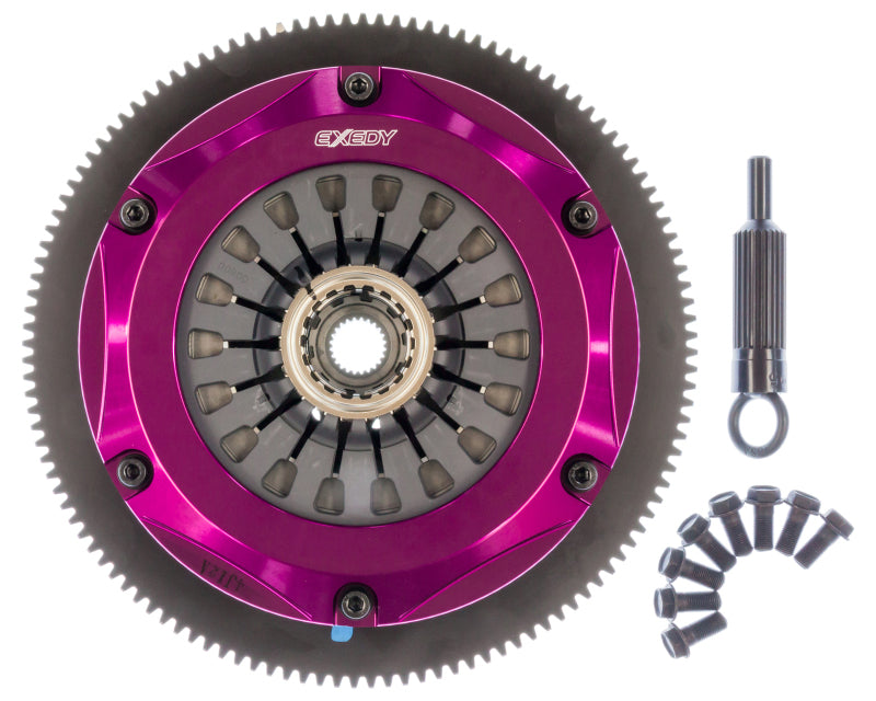 Exedy 2004 - 2014 Subaru Impreza WRX STI H4 Hyper Triple Cerametallic Clutch Rigid Disc Pull Type: High - Performance Clutch for Your Subaru