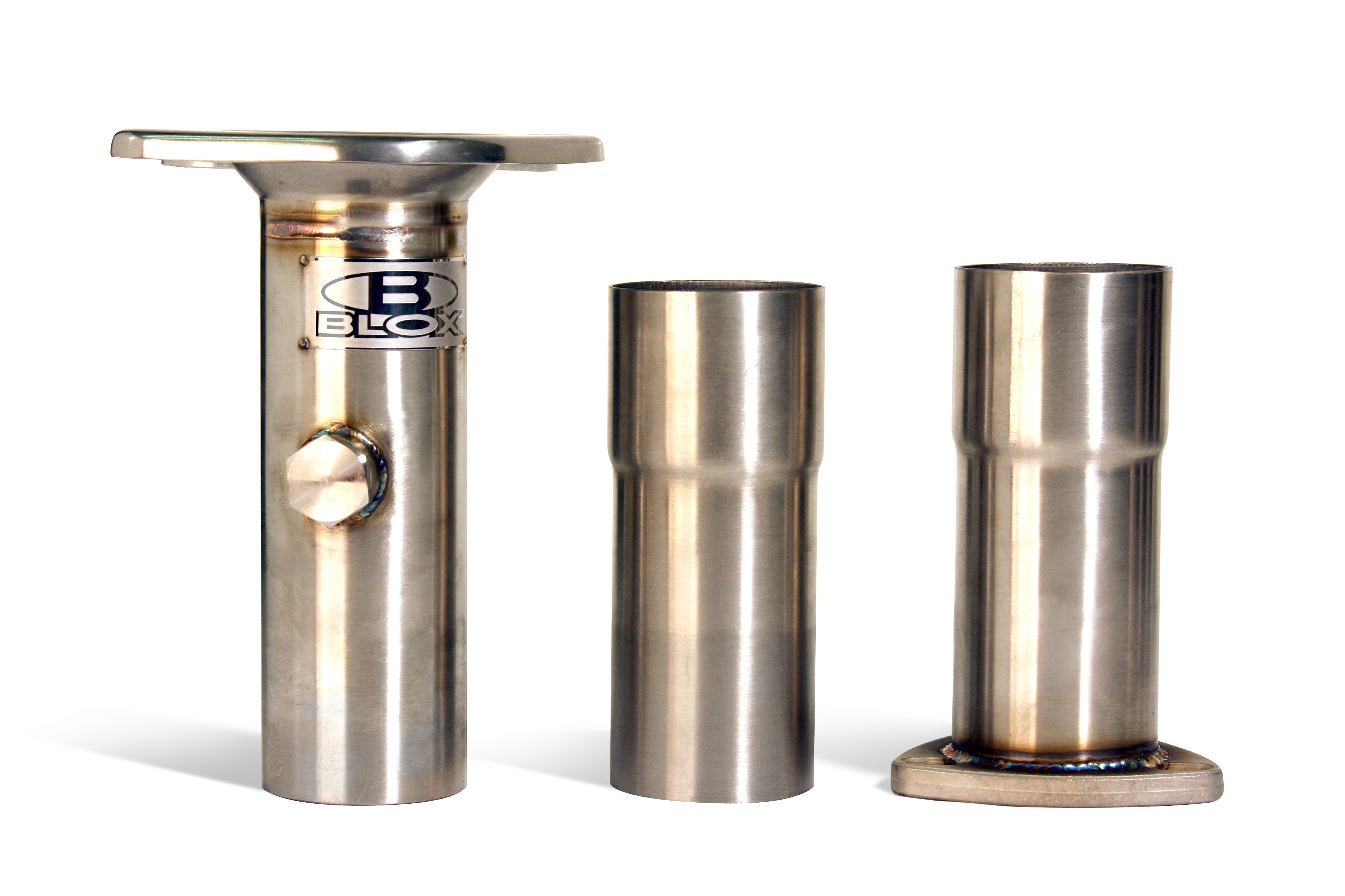 Blox Racing Telescoping Test Pipe: Perfect for 88 - 00 Honda Civic & 94 - 01 Acura Integra