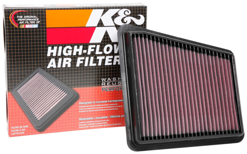K&N High-Performance Drop-In Air Filter for 2018+ Kia Stinger & Genesis G70