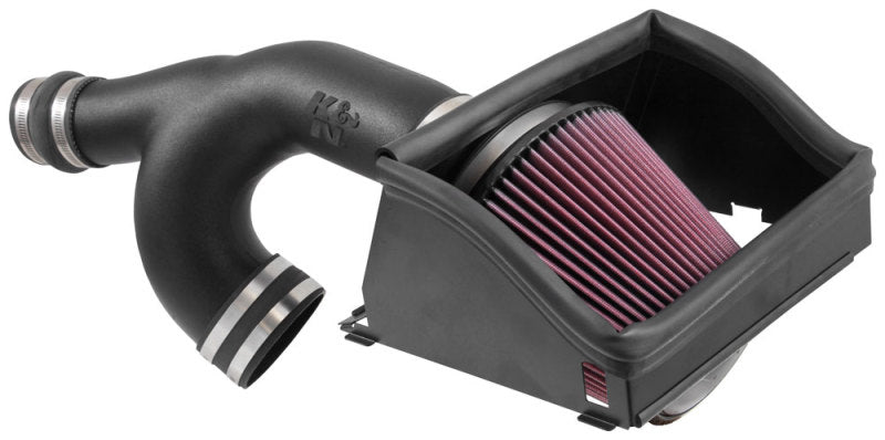 K&N 2015 - 2017 FORD F150 2.7L V6 High - Performance Intake Kit: Unleash Your Truck's Power!